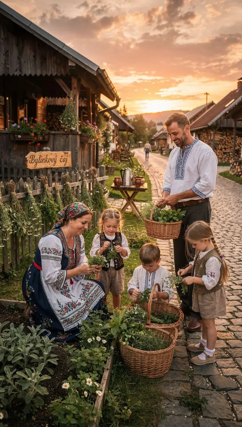 Tradičná keramická šálka s teplým čajom a kúsok domáceho pečiva